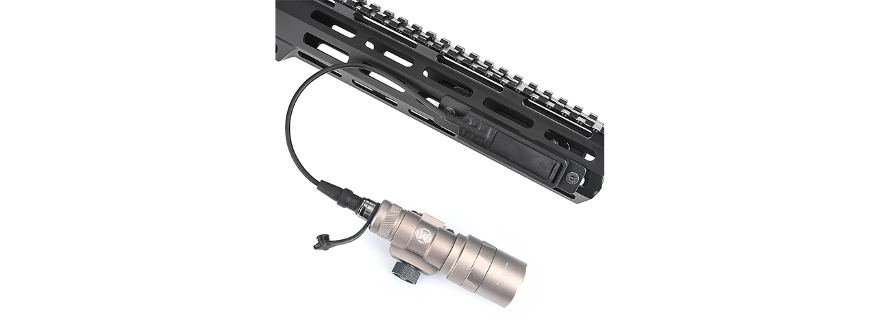ACW Pressure Switch Mount for M-LOK Handguards - Dark Earth - Click Image to Close