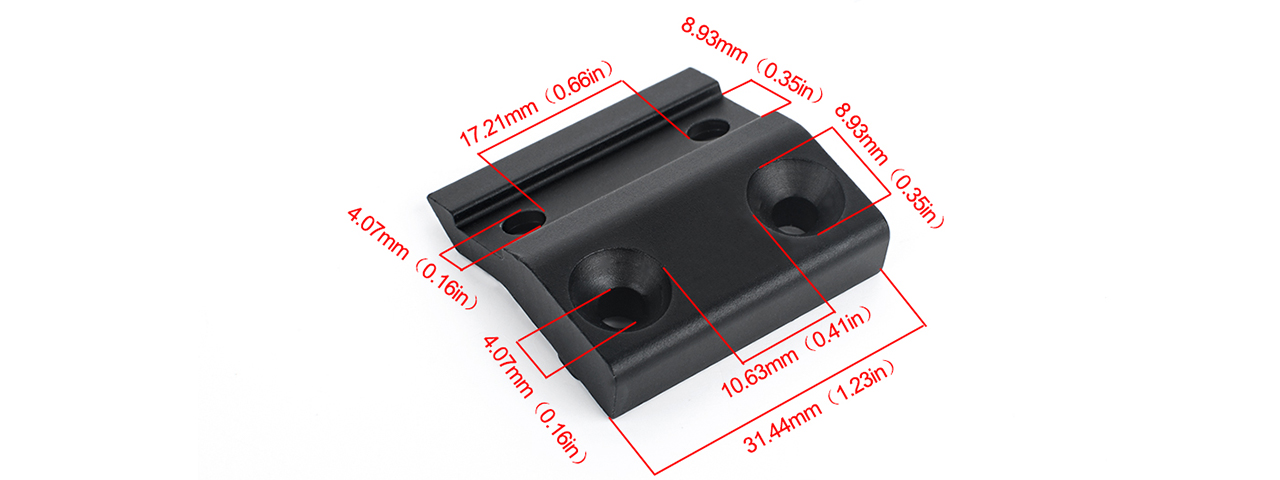 ACW Scout Light Mount for M-LOK Rails - Black