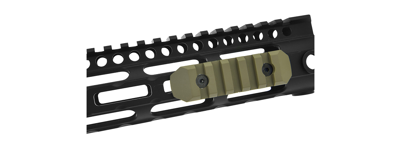 Atlas Custom Works 5-Slot M-LOK Rail Segment (Tan)