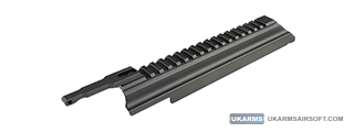 5KU AK Railed Top Cover for LCT & GHK AK Rifles (Color: Black)