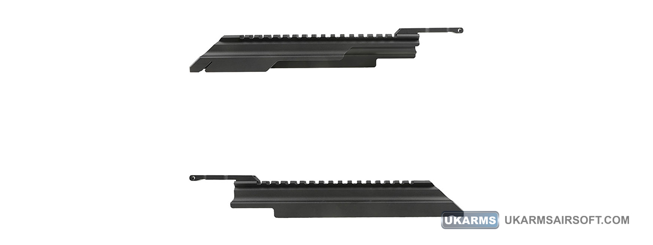 5KU AK Railed Top Cover for LCT & GHK AK Rifles (Color: Black)