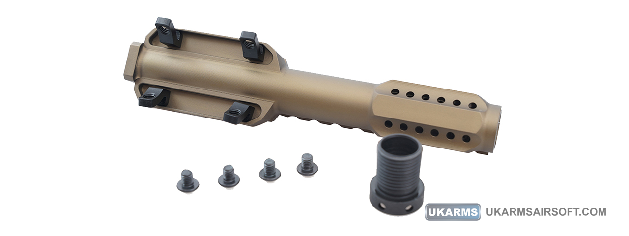 Atlas Custom Works CNC Aluminum VS-33 AK Gas Tube (Color: Flat Dark Earth) - Click Image to Close