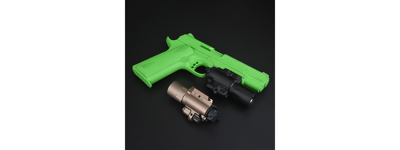ACW X400 Ultra 450 Lumen Pistol Light and Laser - Black - Click Image to Close