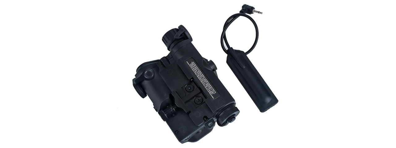 ACW LA-5 PEQ15 Illuminator with Flashlight and Visible and IR Red Laser - Black - Click Image to Close