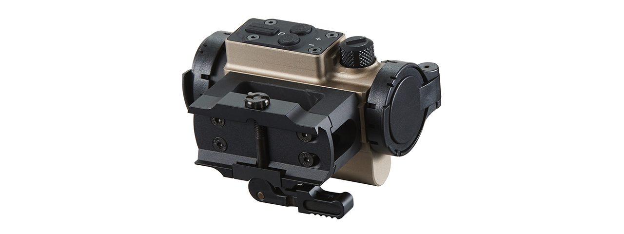 Atlas Custom Works ZV-1 Red Dot with Low Mount and Riser (Tan) - Click Image to Close