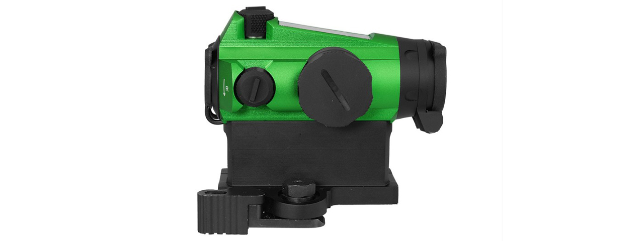 Atlas Custom Works xForce XTSP Red Dot Sight with QD Mount (Green) - Click Image to Close