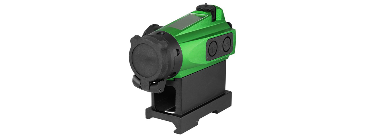 Atlas Custom Works xForce XTSP Red Dot Sight with QD Mount (Green) - Click Image to Close
