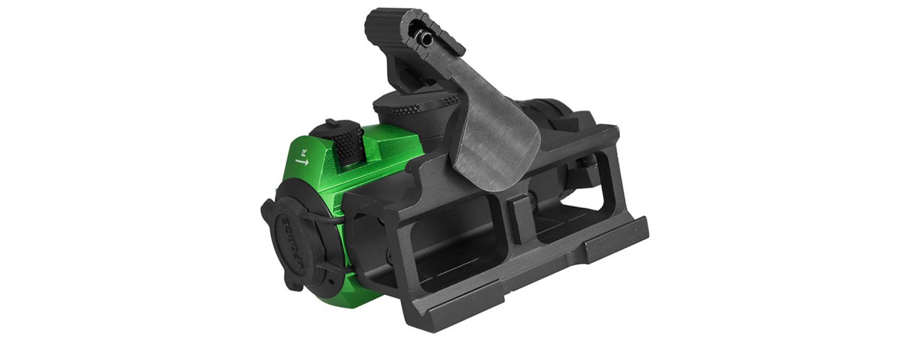 Atlas Custom Works xForce XTSP Red Dot Sight with QD Mount (Green) - Click Image to Close