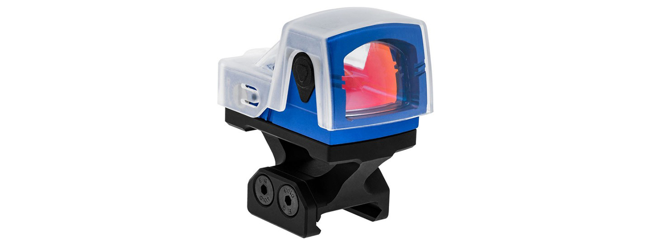 Atlas Custom Works xForce Solar Powered Mini Red Dot with Mount (Blue) - Click Image to Close