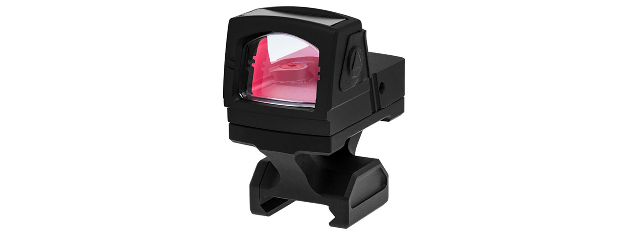 Atlas Custom Works xForce Solar Powered Mini Red Dot with Mount (Black) - Click Image to Close