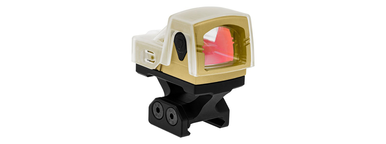 Atlas Custom Works xForce Solar Powered Mini Red Dot with Mount (Gold)
