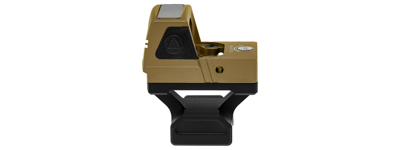 Atlas Custom Works xForce Solar Powered Mini Red Dot with Mount (Tan) - Click Image to Close