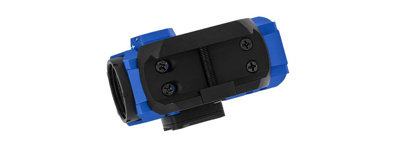 Atlas Custom Works xForce XTSW Red Dot Sight with Low Mount (Blue) - Click Image to Close