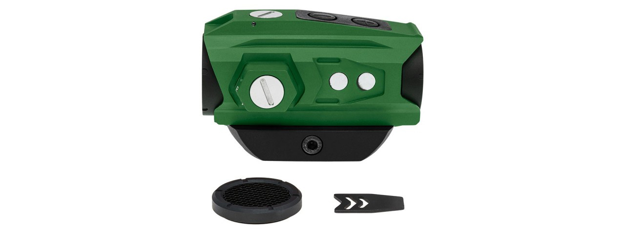 Atlas Custom Works xForce XTSW Red Dot Sight with Low Mount (Green)