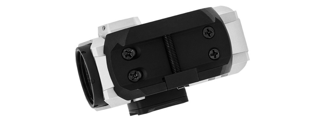 Atlas Custom Works xForce XTSW Red Dot Sight with Low Mount (Silver) - Click Image to Close