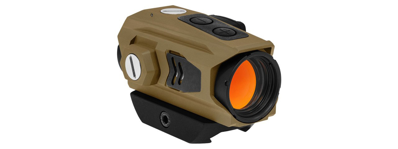 Atlas Custom Works xForce XTSW Red Dot Sight with Low Mount (Tan) - Click Image to Close