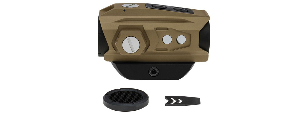 Atlas Custom Works xForce XTSW Red Dot Sight with Low Mount (Tan) - Click Image to Close