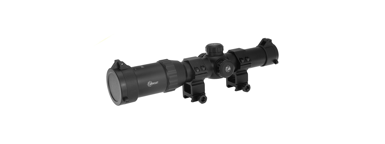 Atlas Custom Works 1-4x24E Red/Green/Blue Illuminated Scope (Black)