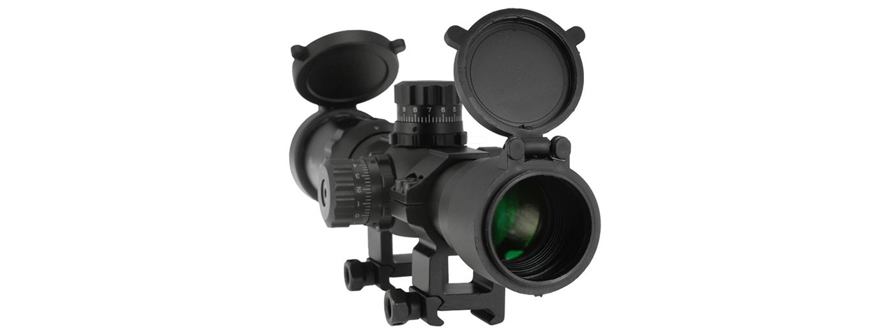 Atlas Custom Works 1-4x28E Illuminated Scope - Click Image to Close