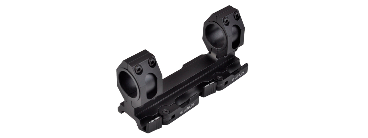 ACW 30mm Tactical QD Scope Mount - Black