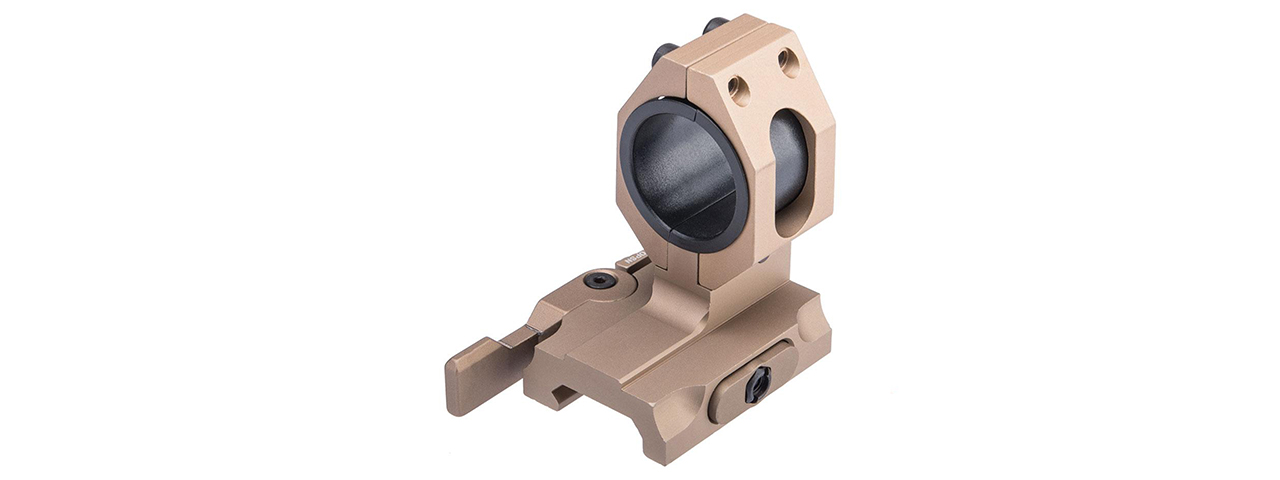 ACW Single 30mm Tactical QD Scope Mount - Black - Click Image to Close