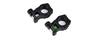 ACW M10 30mm Scope Rings w/ Bubble Level - Black