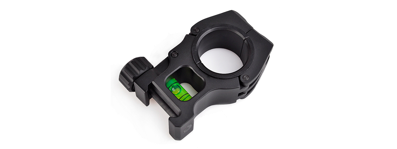ACW M10 30mm Scope Rings w/ Bubble Level - Black - Click Image to Close