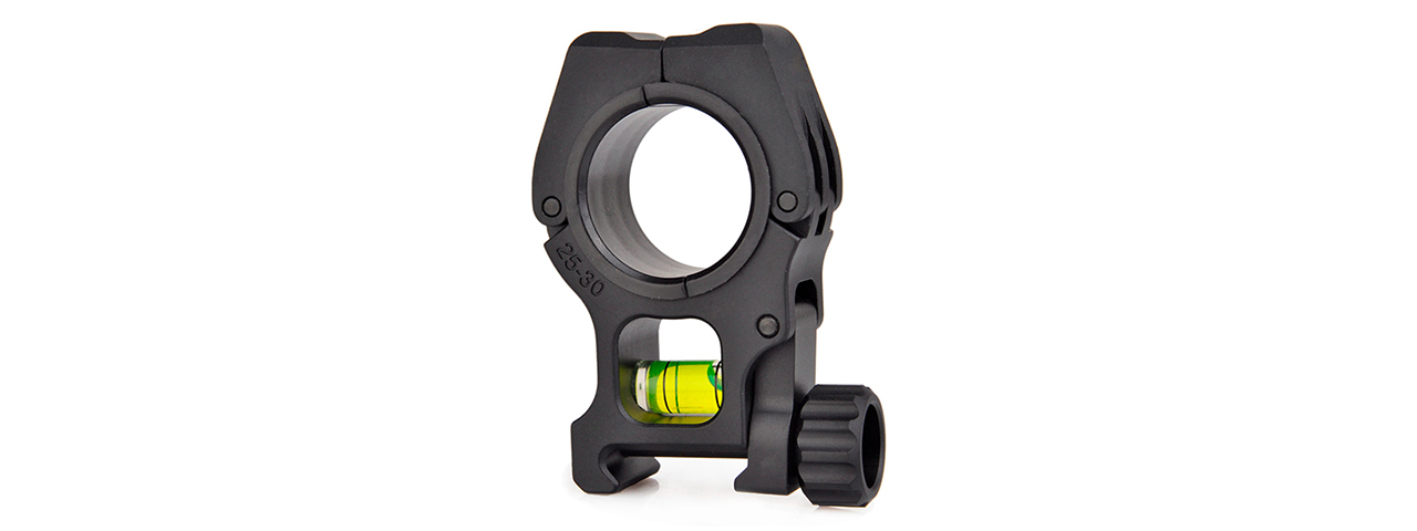 ACW M10 30mm Scope Rings w/ Bubble Level - Black