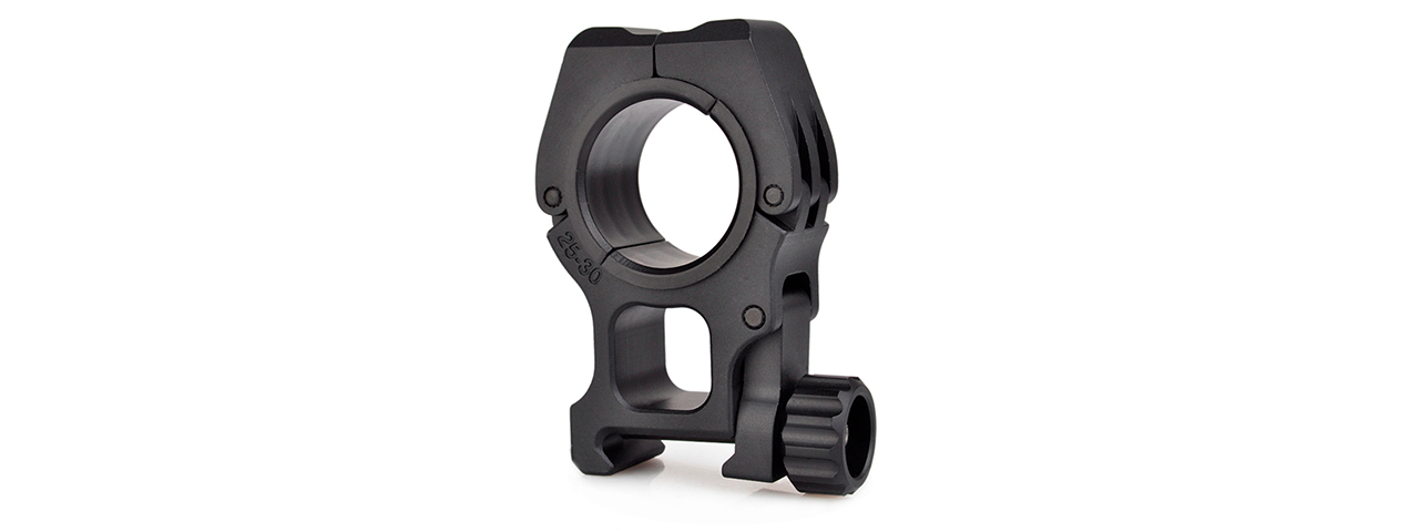 ACW M10 30mm Scope Rings w/ Bubble Level - Black - Click Image to Close