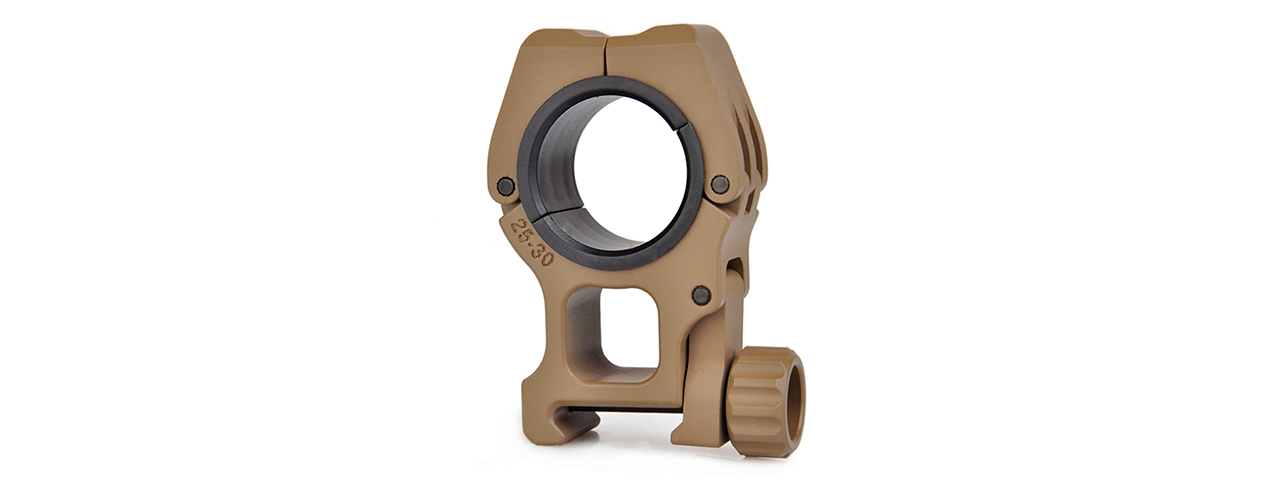 ACW M10 30mm Scope Rings w/ Bubble Level - Dark Earth - Click Image to Close