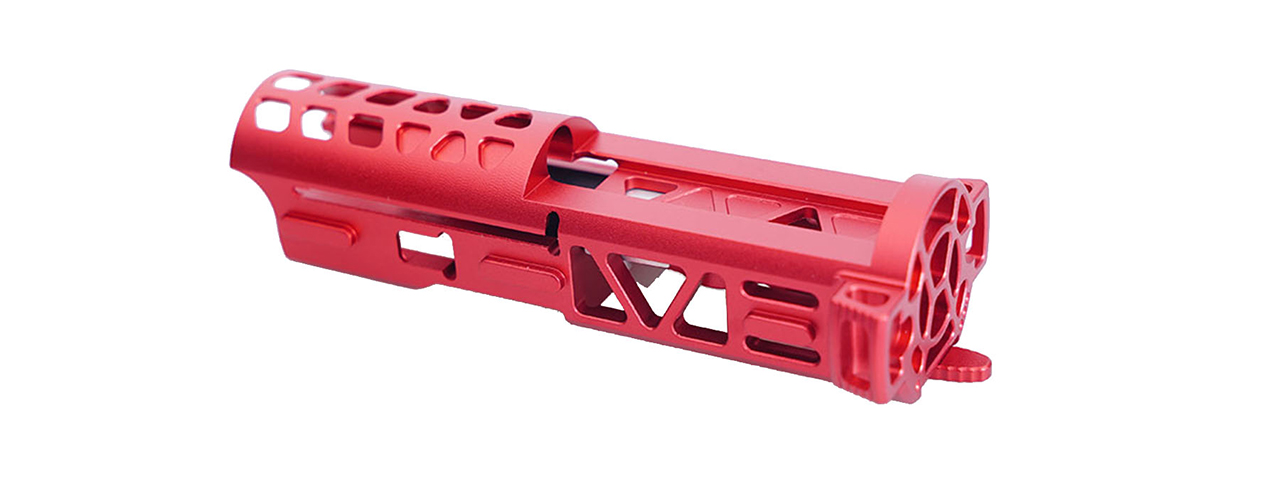 Atlas Custom Works Lightweight CNC Aluminum Advanced Bolt with Selector Switch for AAP-01 GBB Pistol (Red)