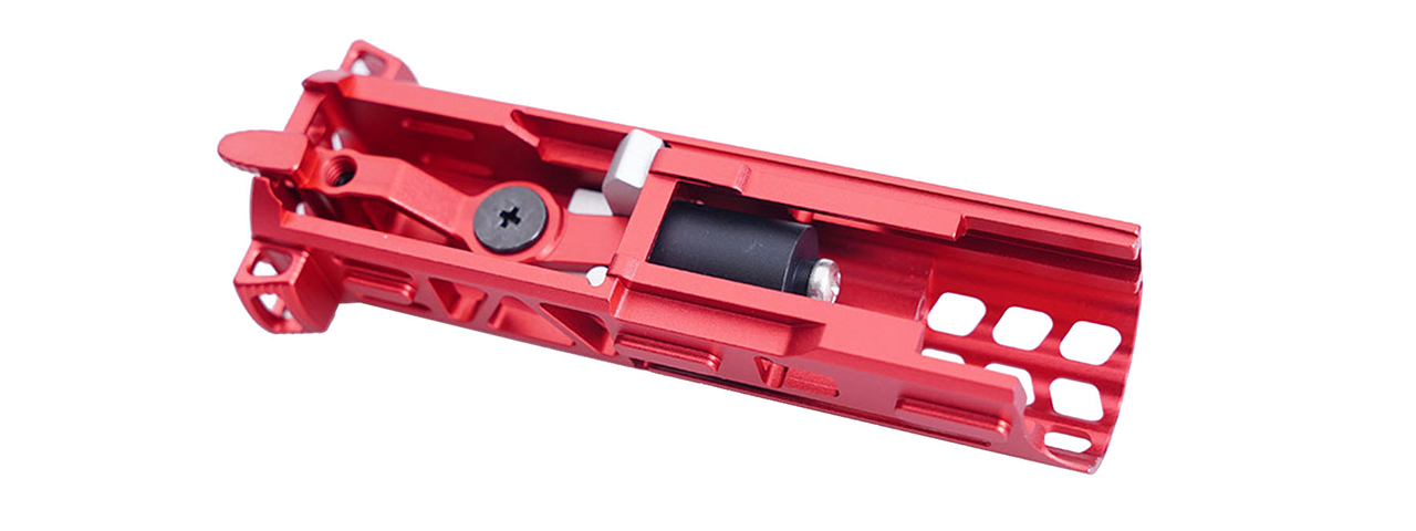 Atlas Custom Works Lightweight CNC Aluminum Advanced Bolt with Selector Switch for AAP-01 GBB Pistol (Red) - Click Image to Close