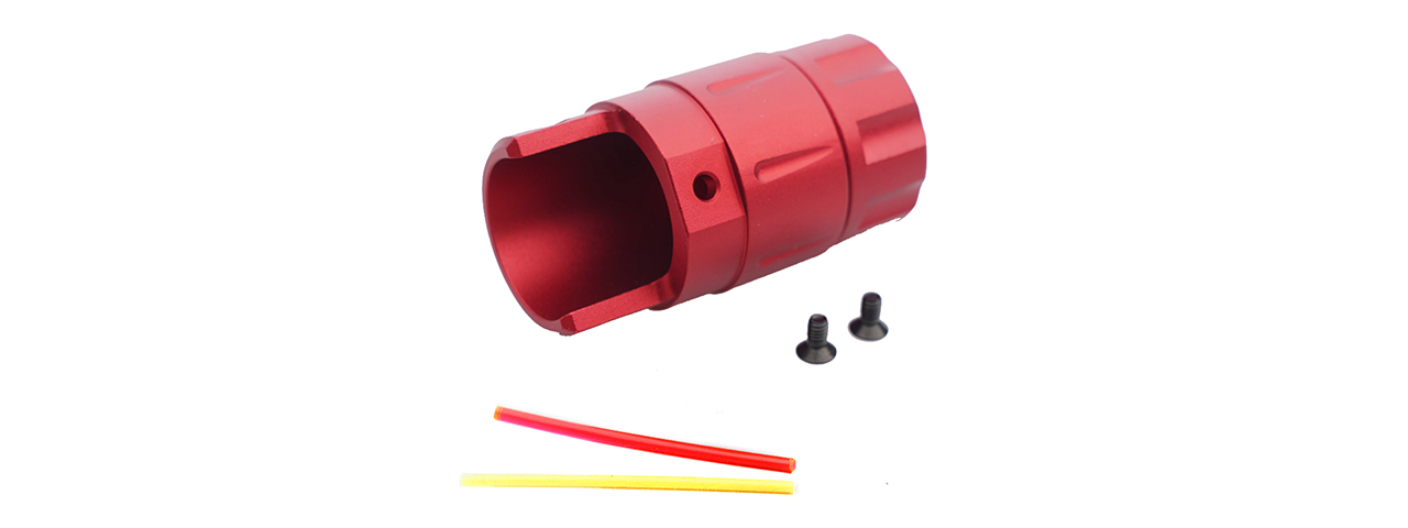 Atlas Custom Works Silencer Adapter Kit for AAP-01 GBB Pistol (Red) - Click Image to Close
