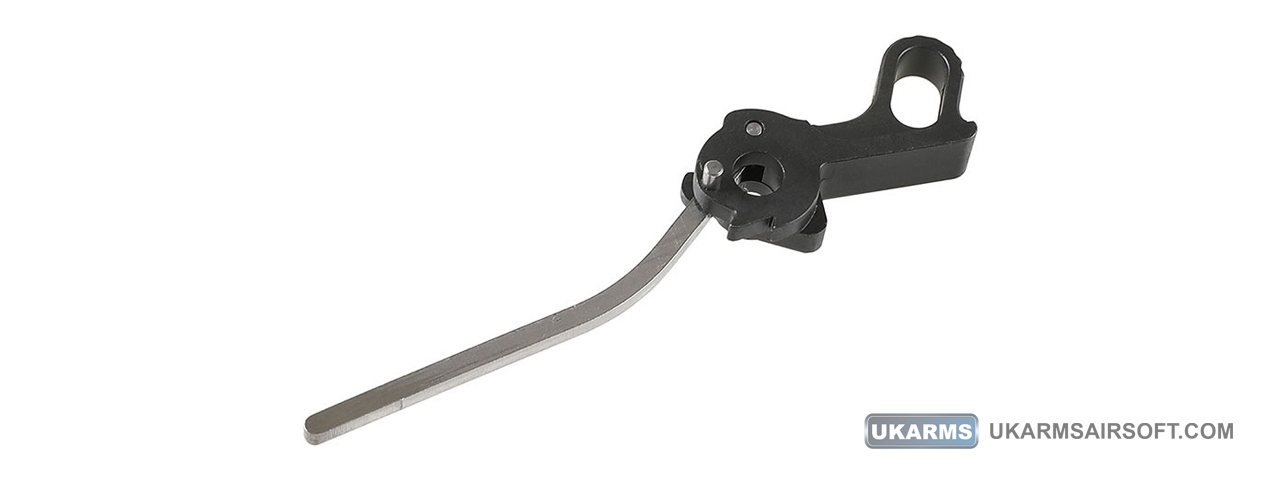 Atlas Custom Works Skeletonized Hammer and Strut Set for Hi-Capa Series Gas Blowback Airsoft Pistols (Color: Black) - Click Image to Close