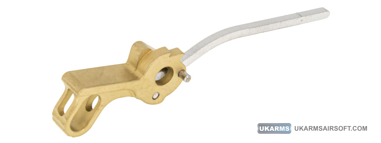 Atlas Custom Works Skeletonized Hammer and Strut Set for Hi-Capa Series Gas Blowback Airsoft Pistols (Color: Gold)