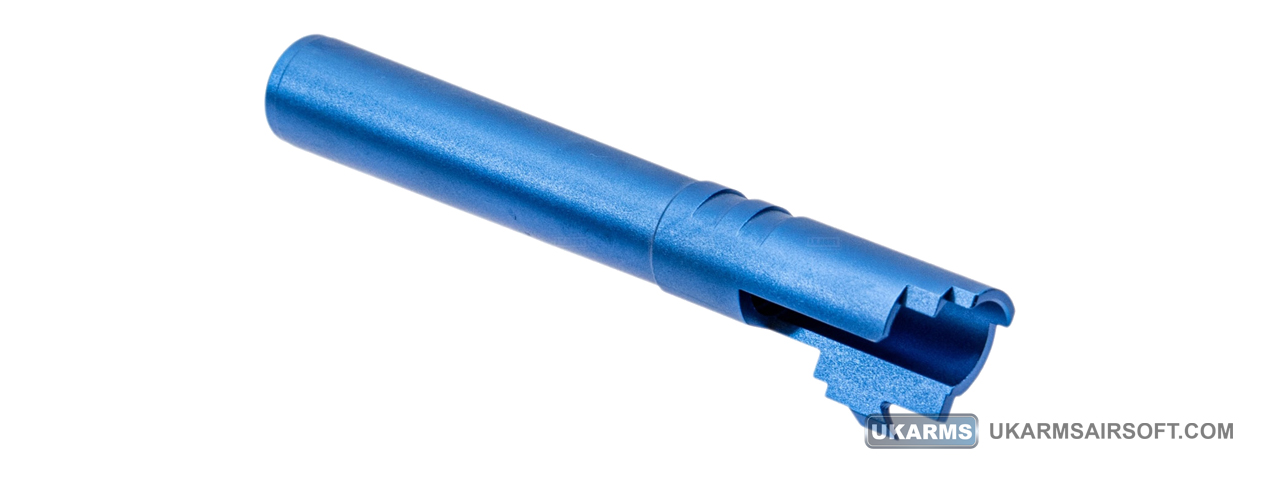 Atlas Custom Works Aluminum Outer Barrel for TM Hi-Capa 5.1 Airsoft GBB Pistols (Color: Blue) - Click Image to Close