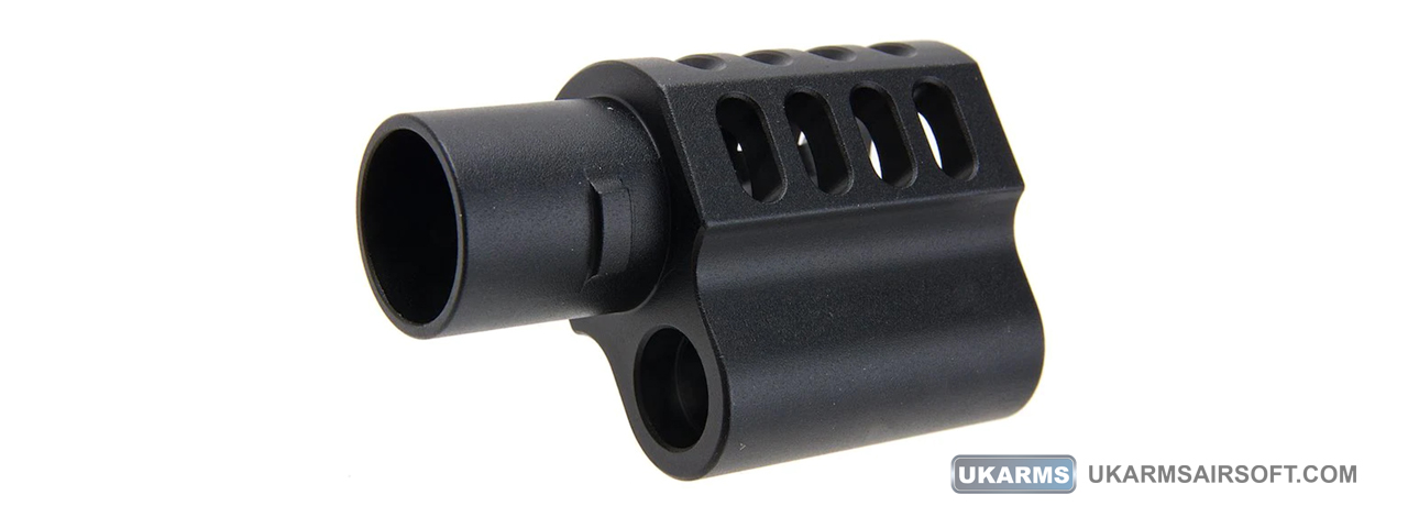 Atlas Custom Works Type 9 Compensator for Tokyo Marui 1911 Airsoft Pistols (Color: Black) - Click Image to Close