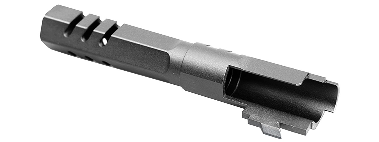 Atlas Custom Works 4.3 Inch Aluminum Hex Outer Barrel for TM Hicapa M11 CW GBBP (Black) - Click Image to Close