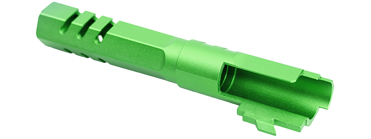 Atlas Custom Works 4.3 Inch Aluminum Hex Outer Barrel for TM Hicapa M11 CW GBBP (Green)