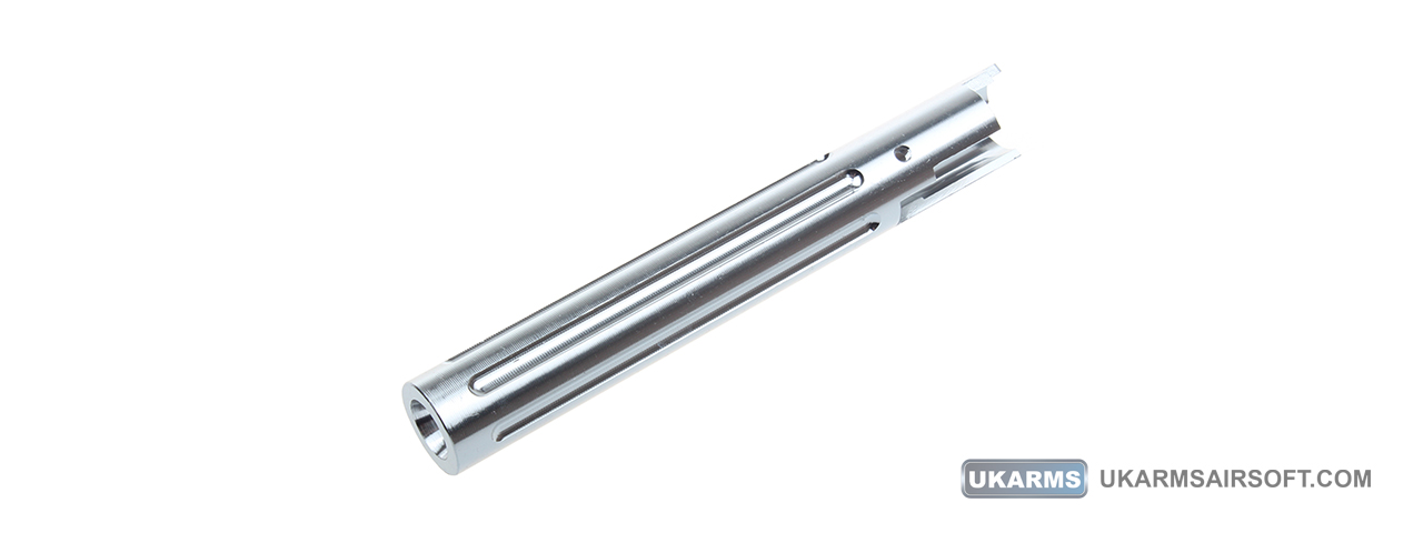 Atlas Custom Works Non-Recoiling Straight Outer Barrel for TM Hi-Capa 5.1 Airsoft Pistols (Color: Silver)