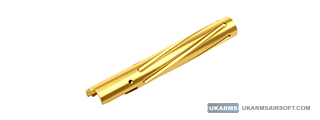 Atlas Custom Works Non-Recoiling Spiral Fluted Outer Barrel for TM Hi-Capa 5.1 Airsoft Pistols (Color: Gold)
