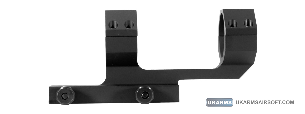 AIM Sports 30mm 1.5" Cantilever Scope Mount (Color: Black) - Click Image to Close
