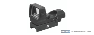 AIM Sports 1x33 Full Size Red & Green Dot Sight (Color: Black)