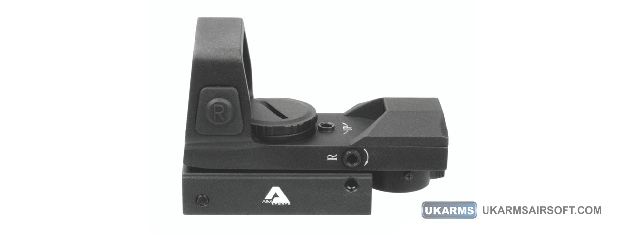 AIM Sports 1x33 Full Size Red & Green Dot Sight (Color: Black) - Click Image to Close