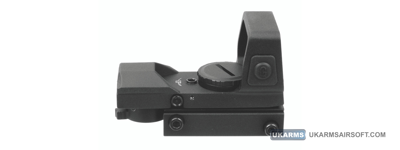AIM Sports 1x33 Full Size Red & Green Dot Sight (Color: Black) - Click Image to Close
