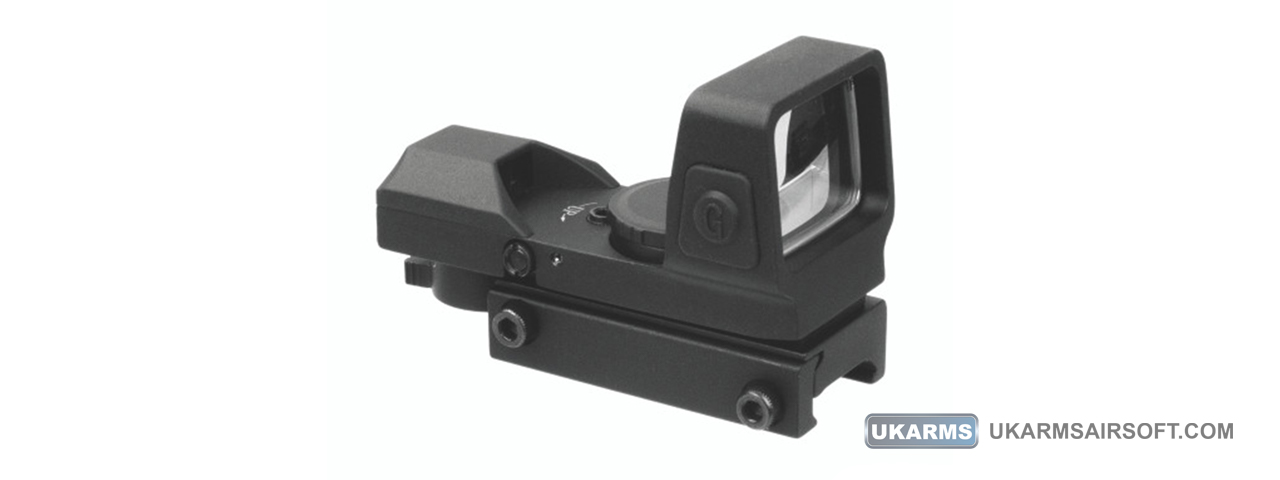 AIM Sports 1x33 Full Size Red & Green Dot Sight (Color: Black) - Click Image to Close