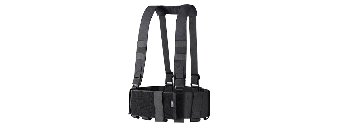 Amomax High Speed 9 Pouch Chest Rig - (Black)