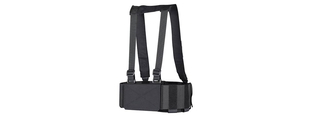 Amomax High Speed 9 Pouch Chest Rig - (Black)
