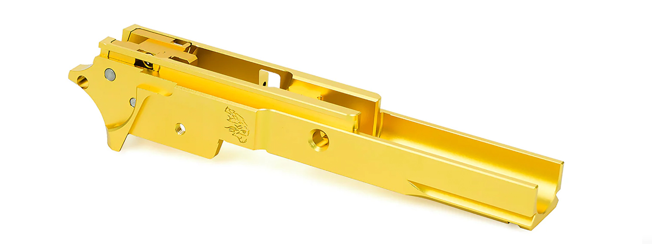 Airsoft Masterpiece EDGE LimCat "BattleCat" Tokyo Marui Hi Capa GBB 3.9 Aluminum Frame - (Gold)