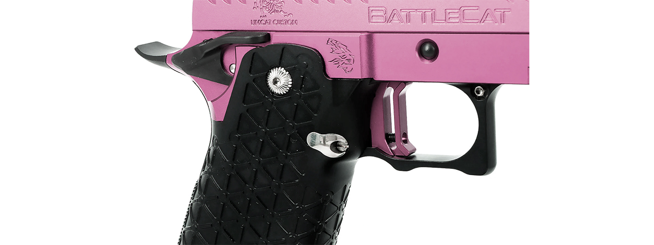 Airsoft Masterpiece EDGE LimCat "BattleCat" Tokyo Marui Hi Capa GBB 3.9 Aluminum Frame - (Pink)